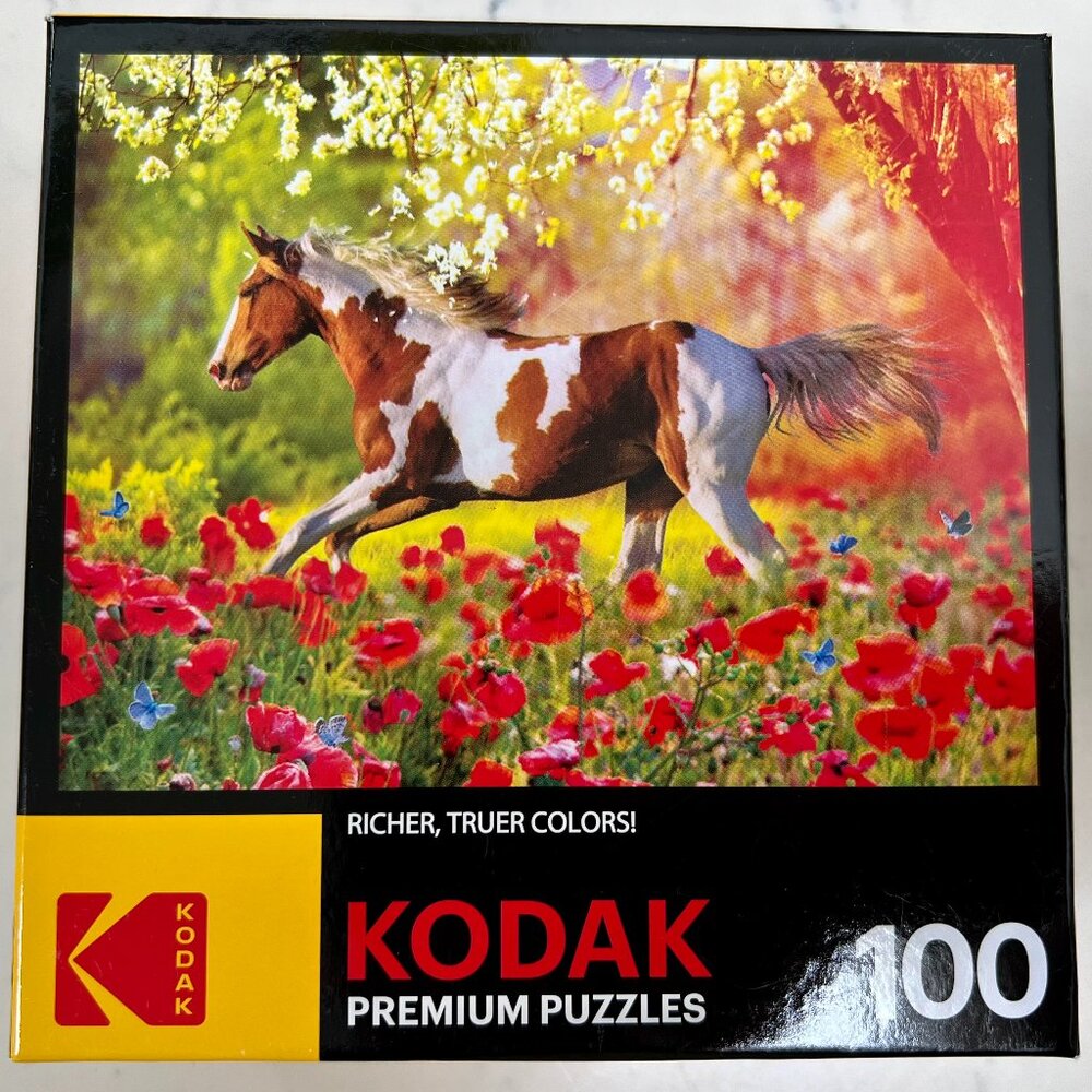 FIRM.  Kodak "Meadow Run" Premium Puzzle 100 Pc.